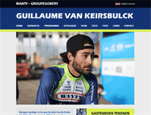Tablet Screenshot of guillaumevankeirsbulck.be